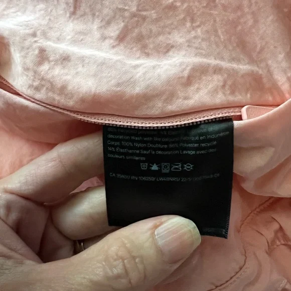 Lululemon Ready to Go Pink Mist Hooded Jacket NWOT size 8 - Picture 7 of 10